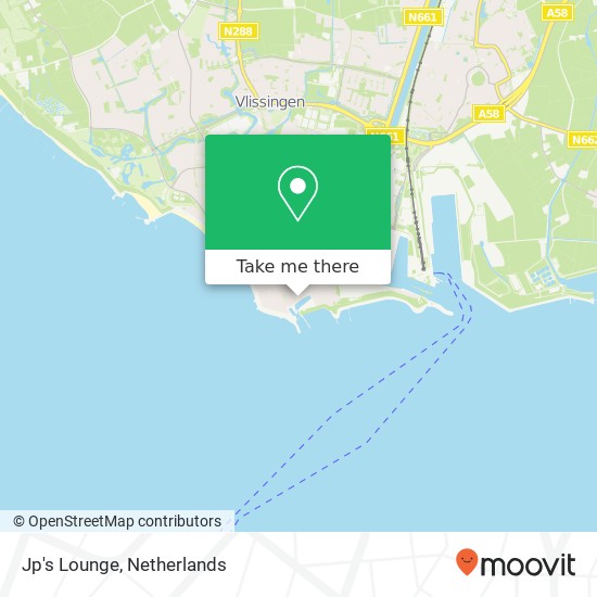 Jp's Lounge, Nieuwendijk 23 4381 BV Vlissingen map