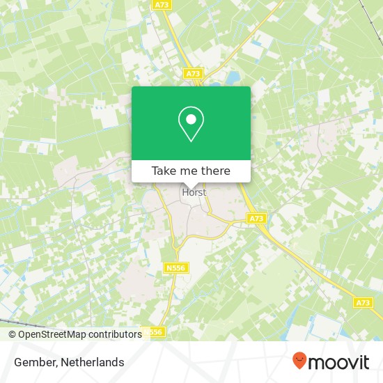 Gember, Steenstraat 2 5961 EV Horst Karte