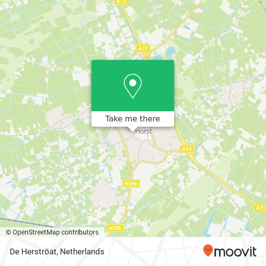 De Herströat, Herstraat 45 5961 GH Horst aan de Maas Karte