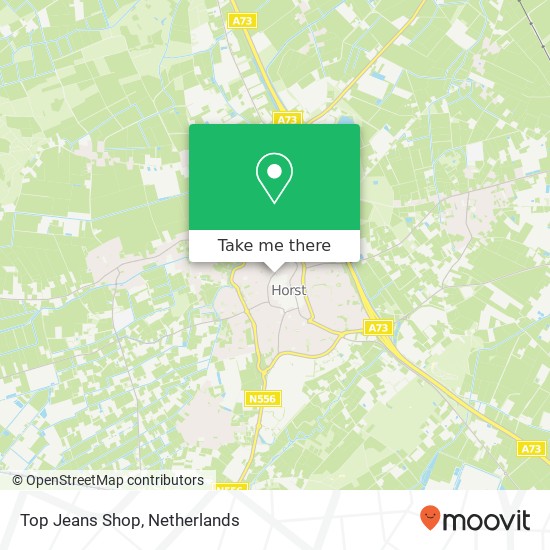 Top Jeans Shop, Wilhelminaplein 1 5961 AA Horst aan de Maas map