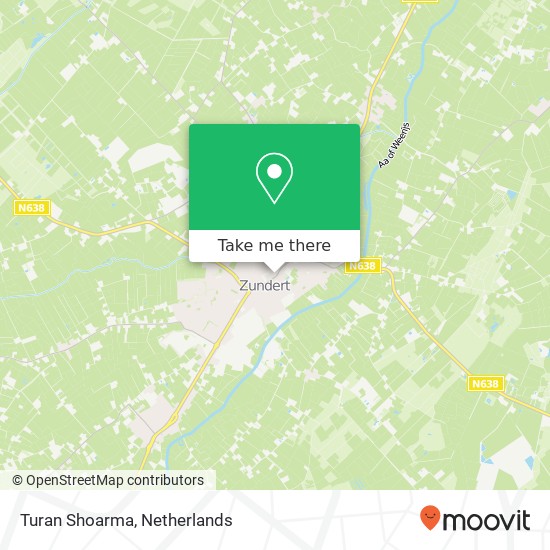 Turan Shoarma, Molenstraat 38 4881 CS Zundert map