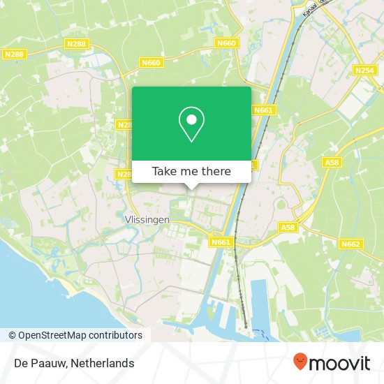 De Paauw map