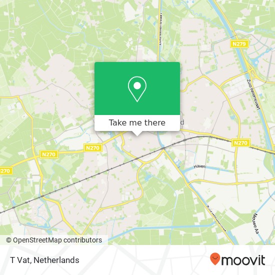 T Vat, 2e Haagstraat 53 5707 VJ Helmond map