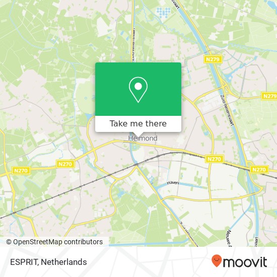 ESPRIT, Veestraat 14 5701 RC Helmond map