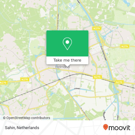 Sahin, Molenstraat 182 5701 KL Helmond map