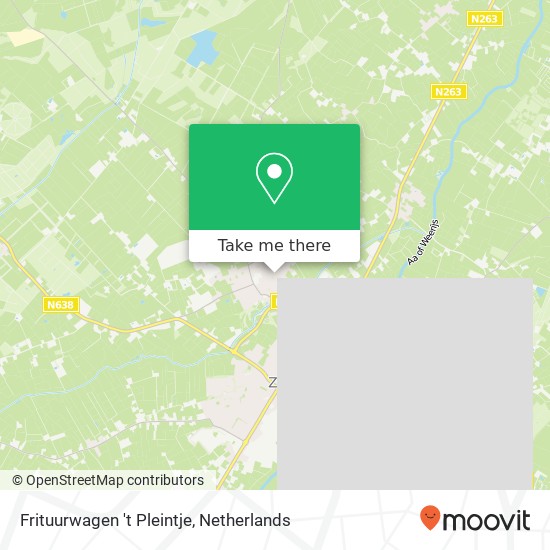 Frituurwagen 't Pleintje, De Draaikes 10 4882 BG Zundert map