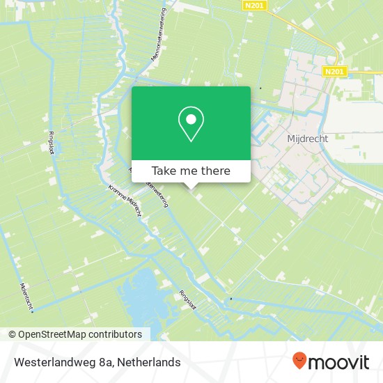 Westerlandweg 8a, 3641 PX Mijdrecht map