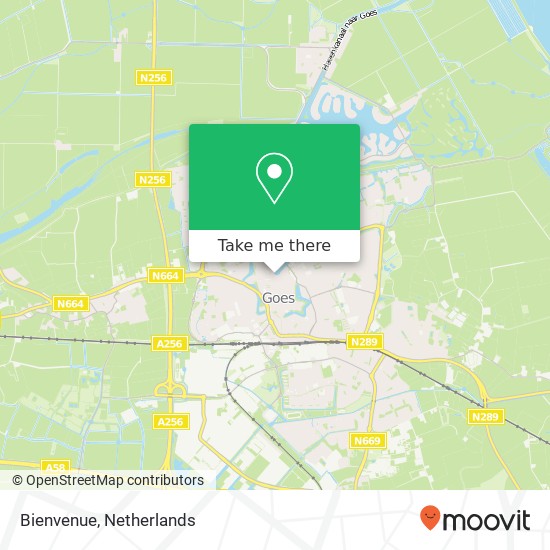 Bienvenue, Bierkade 3 4461 AV Goes map