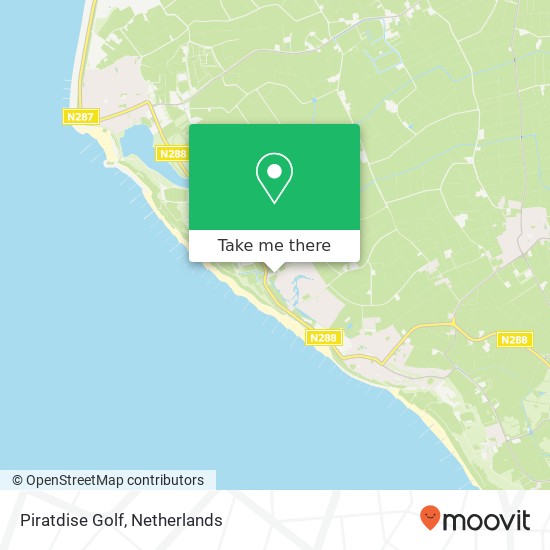 Piratdise Golf, Melsesweg 4374 Veere map