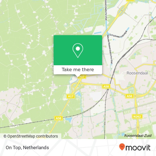 On Top, Rosada 32 4703 TB Roosendaal map