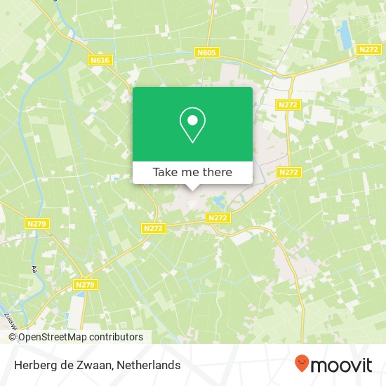 Herberg de Zwaan Karte