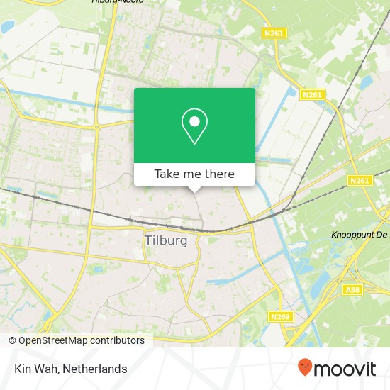 Kin Wah, Besterdring 82 5014 HM Tilburg map