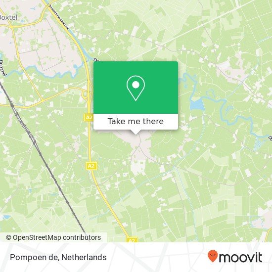 Pompoen de, Oude Dijk 9 5298 BA Liempde Karte