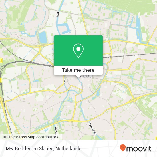 Mw Bedden en Slapen, Nieuweweg 35 4811 LW Breda map