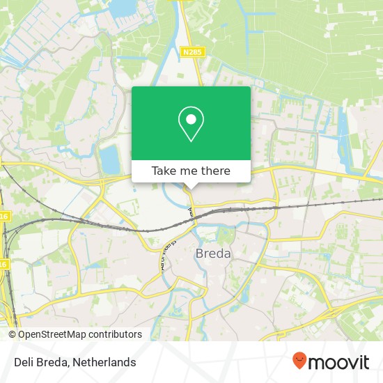 Deli Breda, Industriekade 1 4815 HD Breda map