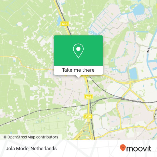 Jola Mode, Kapelstraat 10 4841 GH Breda map
