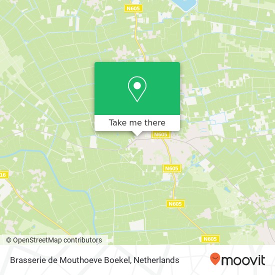 Brasserie de Mouthoeve Boekel, Schutboom 1A 5427 CG Boekel map