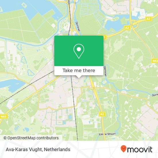 Ava-Karas Vught, Vliertstraat 54 5261 EM Vught Karte