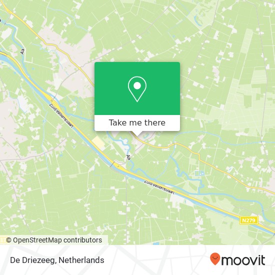 De Driezeeg, Driezeeg 21 5258 LD Sint-Michielsgestel map