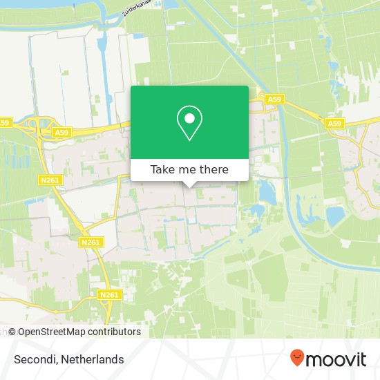 Secondi, Bloemenoordplein 38A 5143 TC Waalwijk map