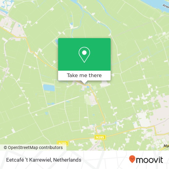 Eetcafé 't Karrewiel, Raadhuisstraat 2 4927 AN Drimmelen map