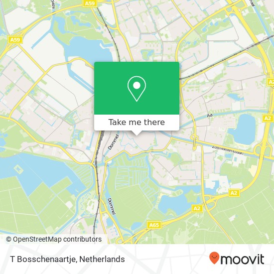 T Bosschenaartje, Krullartstraat 4 5211 HR 's-Hertogenbosch Karte