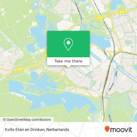 Kolls Eten en Drinken, Helftheuvelpassage 266 5224 AR 's-Hertogenbosch map