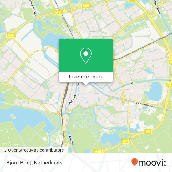 Björn Borg, Arena 165 5211 XT 's-Hertogenbosch map