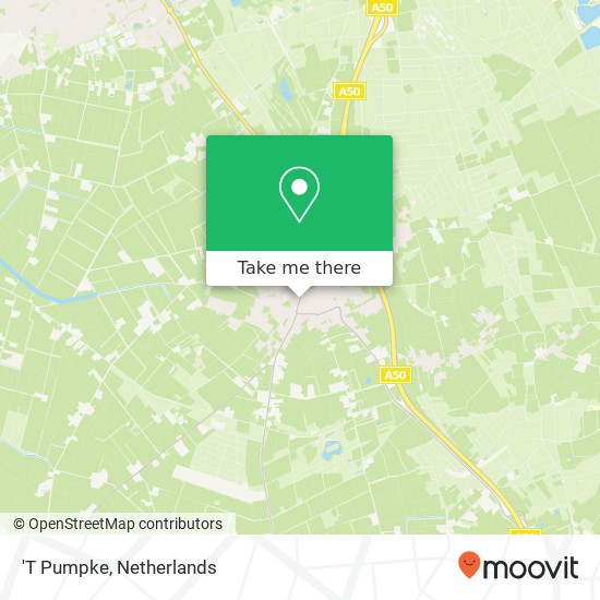 'T Pumpke, Raadhuisplein 7 5388 GM Bernheze map