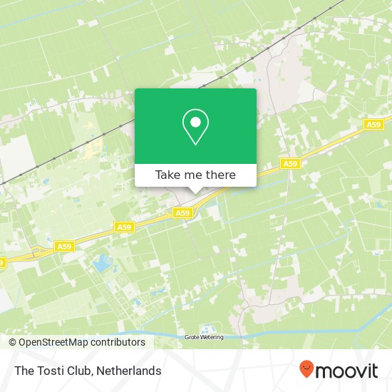 The Tosti Club, Rijksweg 5391 LJ Nuland map