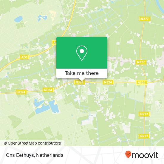Ons Eethuys, Rijksweg 36 5374 RB Landerd map