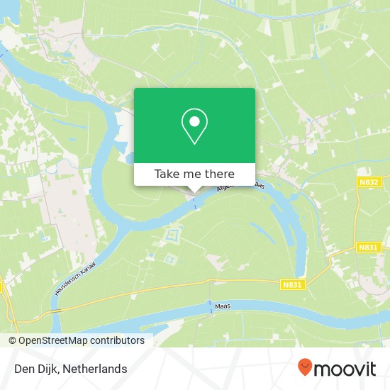 Den Dijk, Maasdijk 68 5317 KR Zaltbommel map