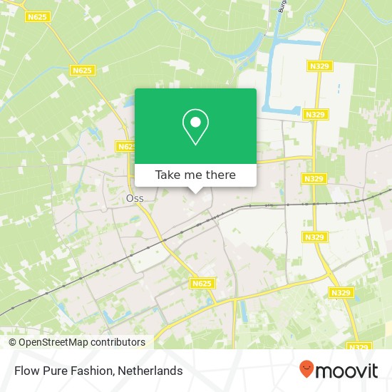 Flow Pure Fashion, Molenstraat 3 5341 GA Oss Karte