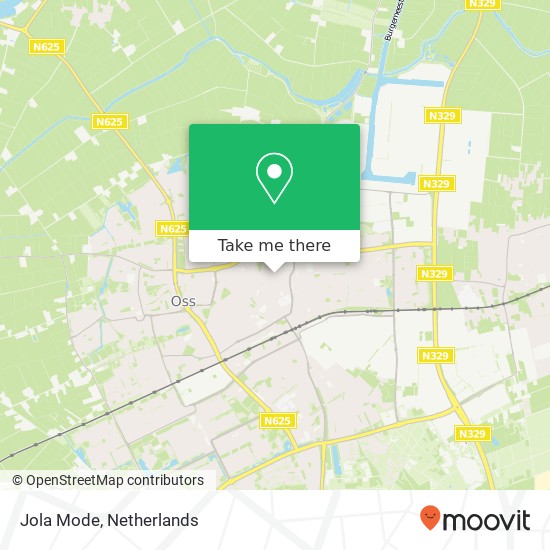 Jola Mode, Terwaenen 5 5341 DC Oss map