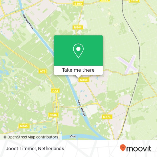 Joost Timmer, Kerkplein 2 6581 AC Malden map