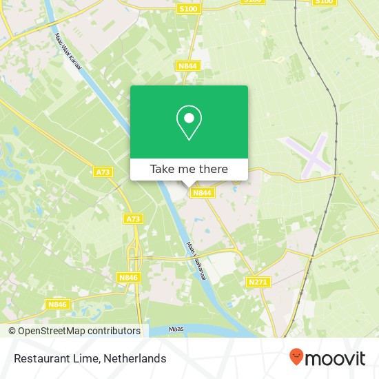 Restaurant Lime, Kerkplein 2 6581 AC Malden Karte