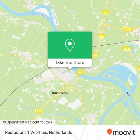 Restaurant 't Veerhuis, Maasdijk 33 5371 PE Oss map