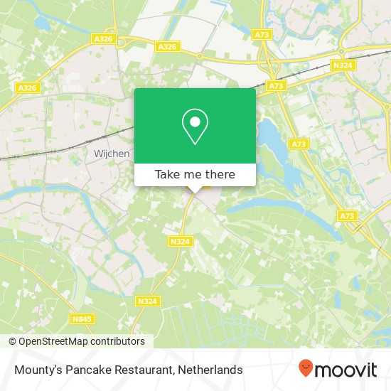 Mounty's Pancake Restaurant, Graafseweg 588 6603 CM Wijchen map