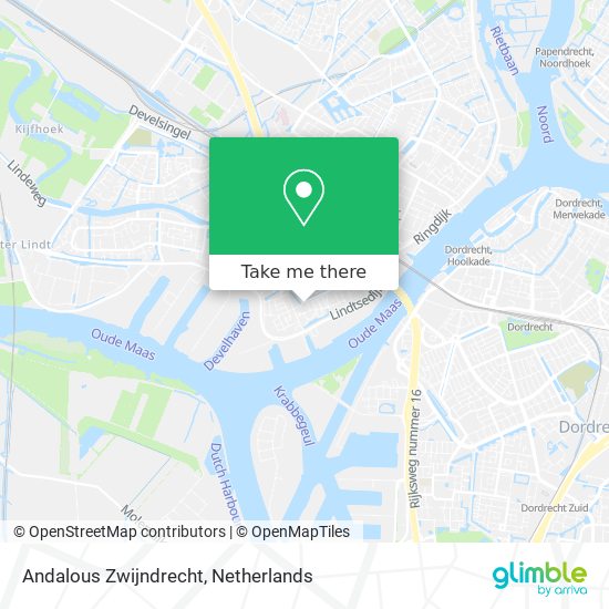 Andalous Zwijndrecht map