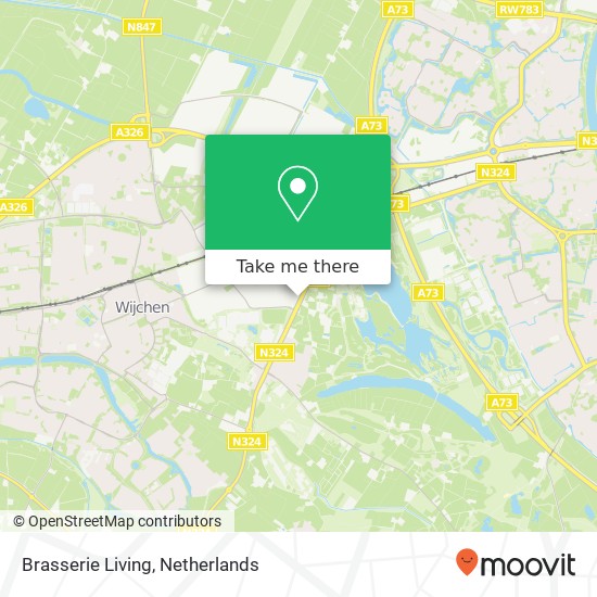 Brasserie Living, Graafseweg 777 6603 CG Wijchen map