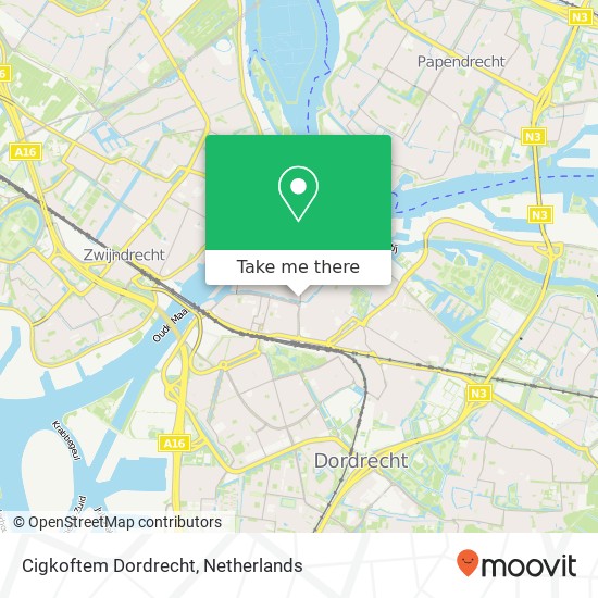 Cigkoftem Dordrecht, Johan de Wittstraat 17 3311 KG Dordrecht map