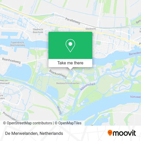 De Merwelanden map