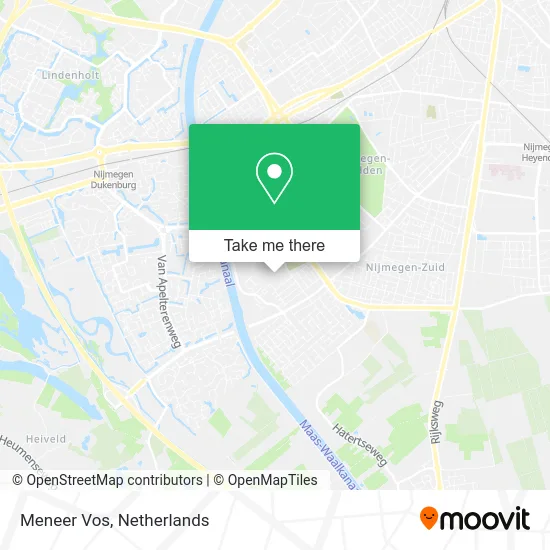 Meneer Vos map