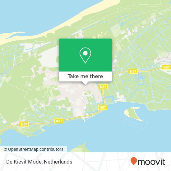 De Kievit Mode, Boompjes 15 3253 AC Goeree-Overflakkee map