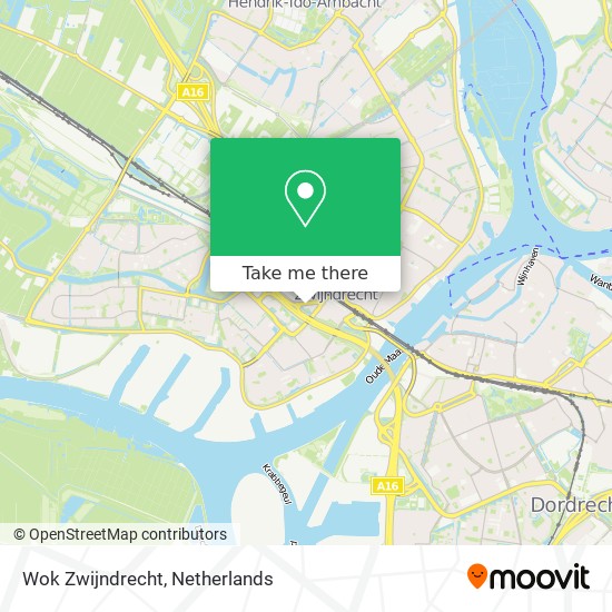 Wok Zwijndrecht map