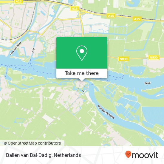 Ballen van Bal-Dadig, Hoogstraat 19A 4285 AE Woudrichem map