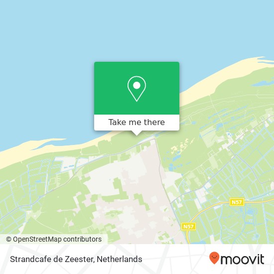 Strandcafe de Zeester, 3253 Ouddorp Karte