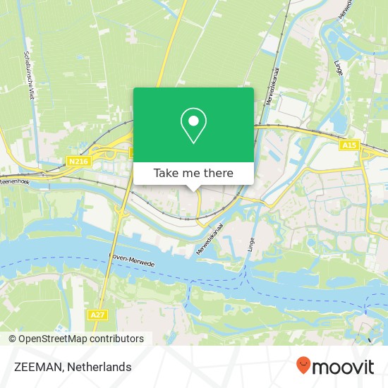 ZEEMAN, Piazza Center 4204 BS Gorinchem map