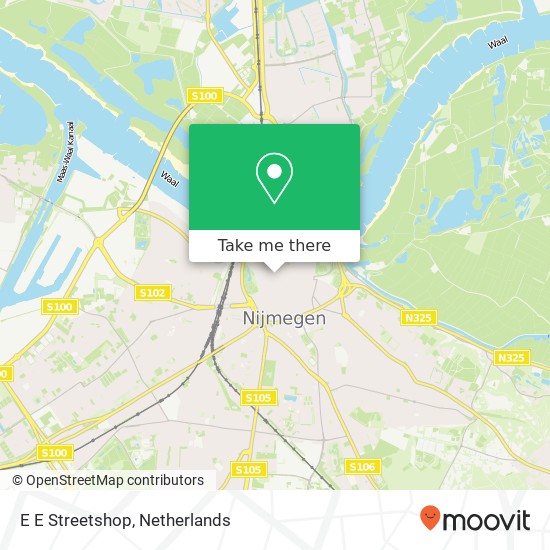 E E Streetshop, Houtstraat 14 6511 JN Nijmegen map