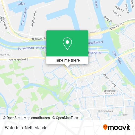 Watertuin map